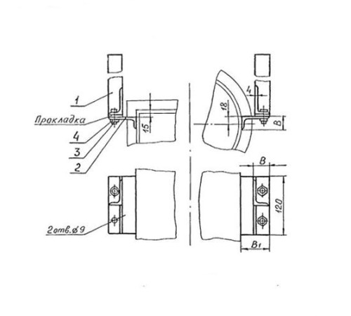 Подвески судовых трубопроводов Тип 4 в Кобрине