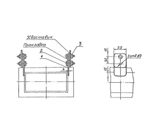 Подвески судовых трубопроводов Тип 3 в Кобрине