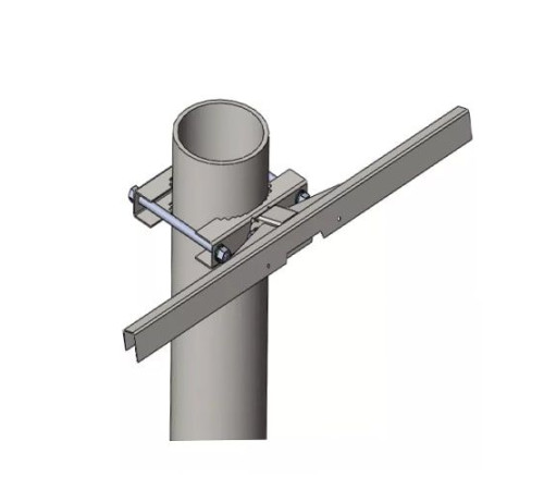 Крепления трубопроводов к металлическим колоннам в Кобрине