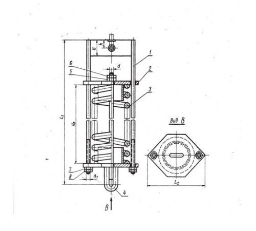 Блоки пружин подвесок стальных трубопроводов в Кобрине