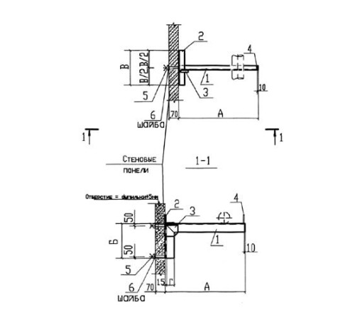 Крепления к стеновым панелям для трубопроводов в Кобрине