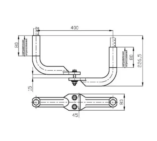 Аппаратные зажимы типа 2А2А для ЛЭП в Кобрине