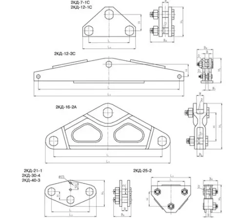 Коромысла типа 2К для ЛЭП в Кобрине с доставкой по Беларуси