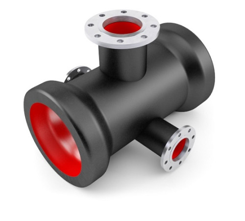 Кресты чугунные фланец-раструб с пожарной подставкой в Кобрине