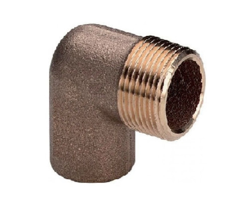 Медные угловые переходы с наружной резьбой в Кобрине