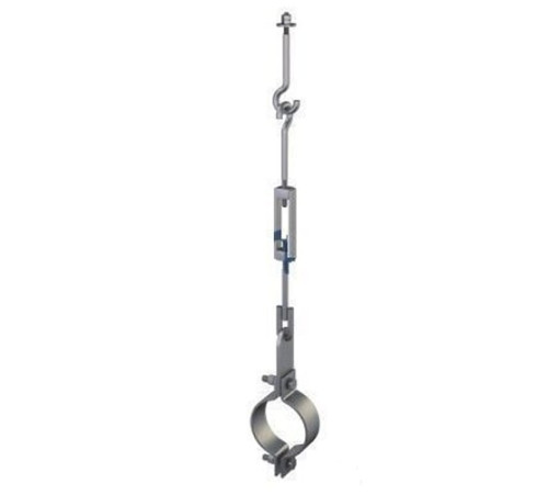 Подвески одной трубы на тяге в Кобрине для трубопроводов