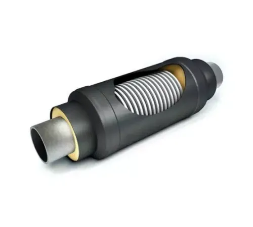 Сильфонные компенсаторы в ППУ изоляции в Кобрине