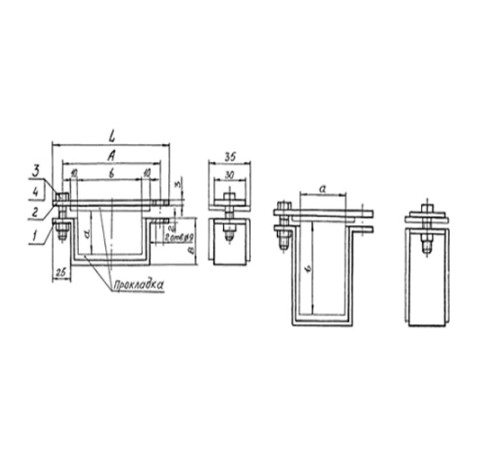 Подвески судовых трубопроводов Тип 9 в Кобрине