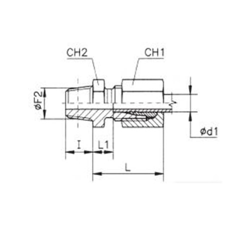 Штуцеры ввертные с конической резьбой TN93 в Кобрине