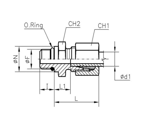 Штуцеры ввертные UNF с уплотнением в Кобрине