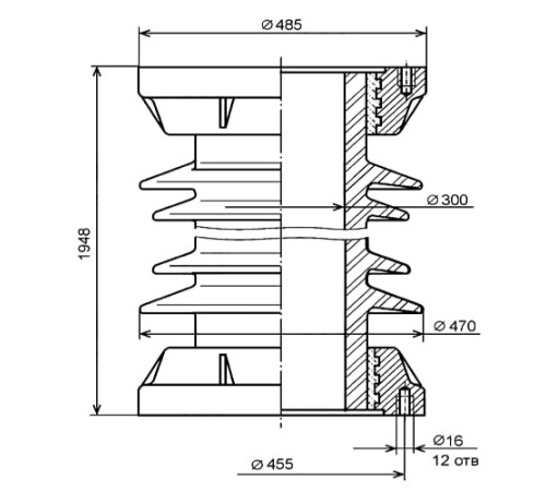 Армированные покрышки ПВЭ для элегазовых выключателей в Кобрине