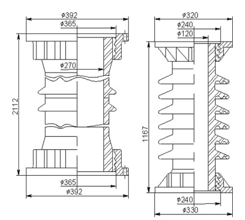 Армированные покрышки ПВМО для выключателей в Кобрине