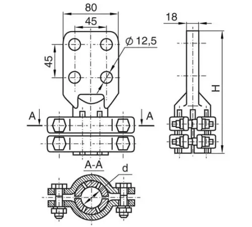 Аппаратные зажимы АШМ в Кобрине для ЛЭП