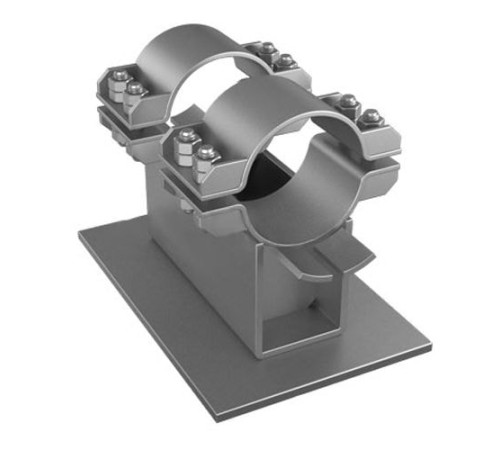 Хомутовые направляющие опоры для труб в Кобрине