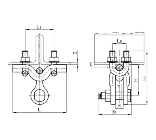 Узлы крепления типа КГ для ЛЭП в Кобрине