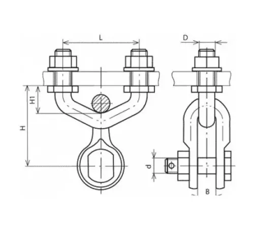 Узлы крепления типа КГП для ЛЭП в Кобрине