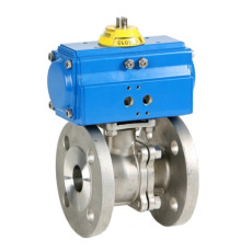 Шаровые фланцевые краны с приводом