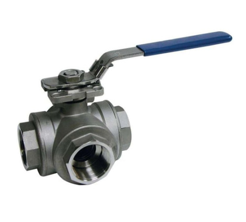 Трехходовые шаровые муфтовые краны AISI в Кобрине