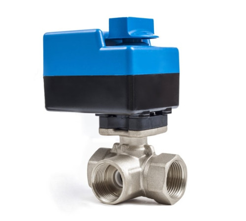 Трехходовые шаровые муфтовые краны с приводом в Кобрине