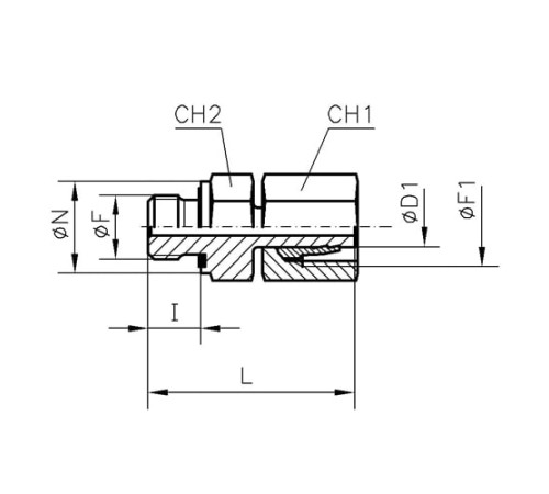 Штуцеры ввертные с уплотнением TN126 GG-M в Кобрине
