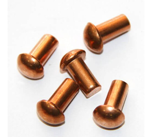 Медные заклепки с полукруглой головкой в Кобрине