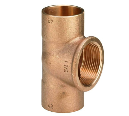 Медные резьбовые тройники в Кобрине для трубопроводов