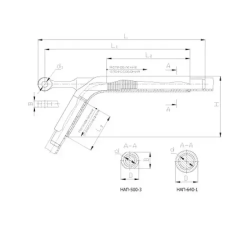 Натяжные прессуемые зажимы НАП для ЛЭП в Кобрине