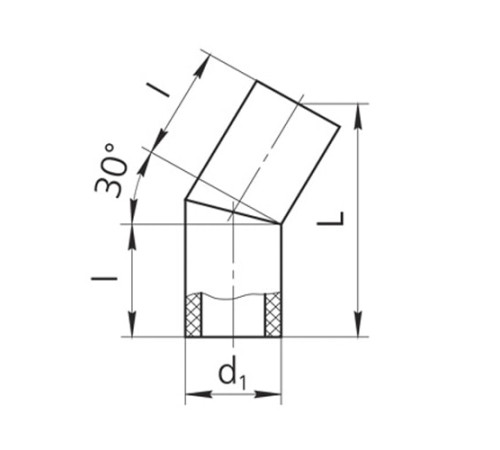 Оболочки на теплоизоляционные отводы 30° в Кобрине