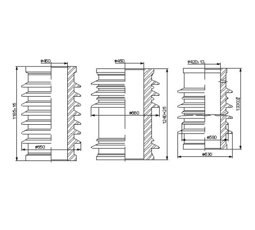 Покрышки для трансформаторов напряжения 110 кВ в Кобрине