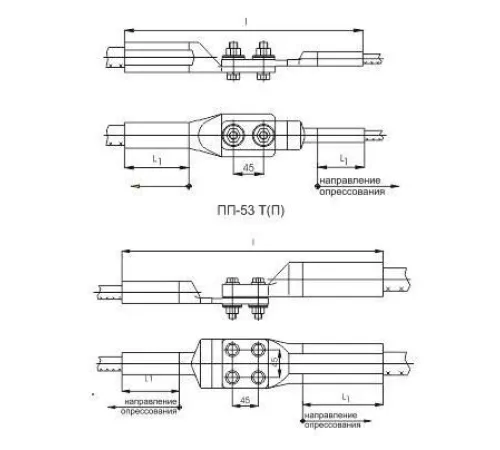 Переходные зажимы типа ПП в Кобрине для юрлиц