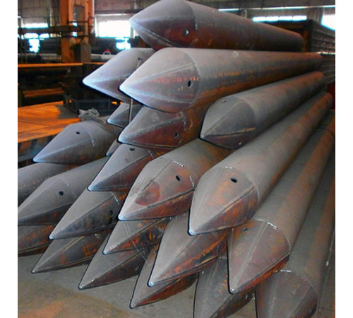 Конические стальные забивные сваи в Кобрине и Беларуси