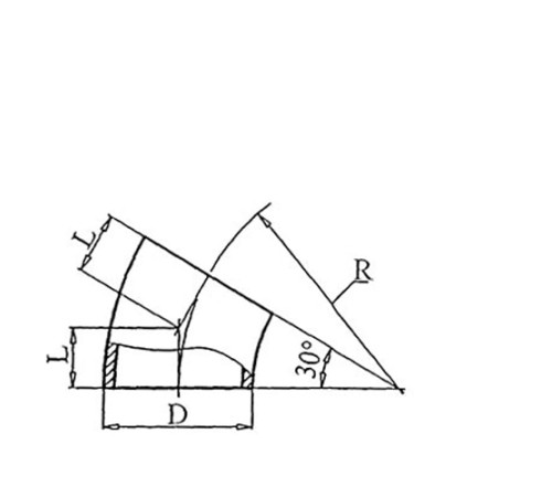 Теплоизоляционные отводы 30 градусов в Кобрине