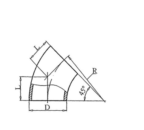 Теплоизоляционные отводы 45 градусов в Кобрине