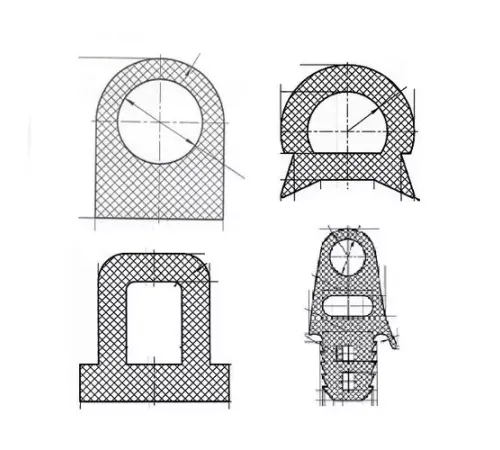 Термостойкие силиконовые профили в Кобрине для юрлиц