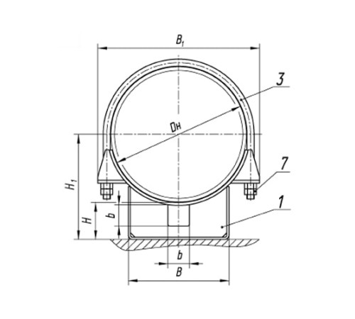 Опоры ТПР.05.29.00.000 для трубопроводов в Кобрине
