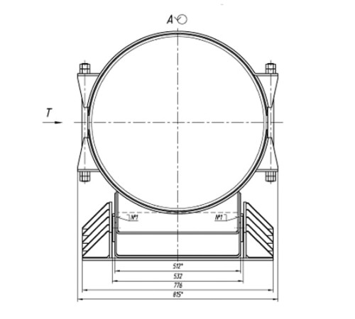 Опоры ТПР.08.13.00.000 в Кобрине для трубопроводов