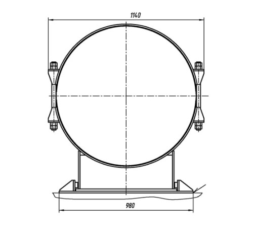Опоры ТПР.14.05.00.000 в Кобрине для трубопроводов
