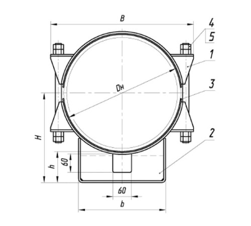 Опоры ТПР.14.45.00.000 в Кобрине для трубопроводов